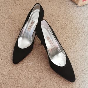 Gucci silk heels
